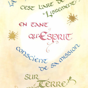 calligraphie Spiritualité Art