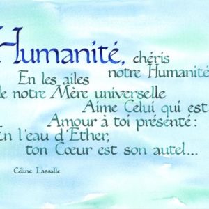 calligraphie Humanité