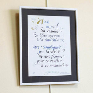 Original Chemin de Sincérité