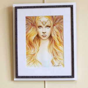 Original aquarelle fée