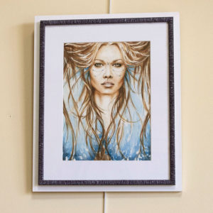 Original aquarelle fée