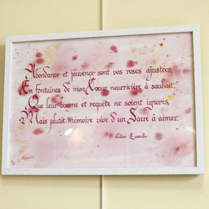 Original calligraphie